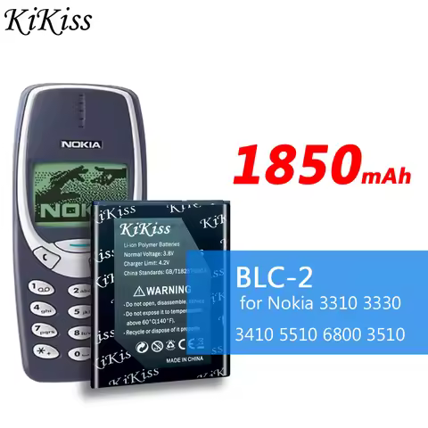 1850mAh Replacement BLC-2 BLC2 BLC 2 Cell Phone Battery for Nokia 3310 3330 3315 3350 3510 6650 6800