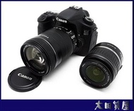CANON EOS 60D EF-S 18-135㎜ 3.5-5.6 IS/EF-S 18-55㎜ 3.5-5.6 IS Ⅱ USM 鏡頭 2 pcs set 二手