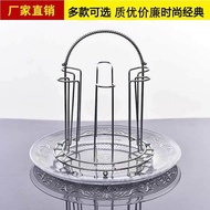 Metal Glass Cup Holder Tea Cup Holder Wine Glass Holder Glass Drain Tray Cup Tray Fruit Tray Storage