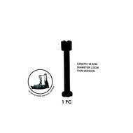 PROFESSIONAL Thin Water Perm Digital Rod (BLACK) (1PCS) - 11.5CM(L) 2.1CM(D) (HB)