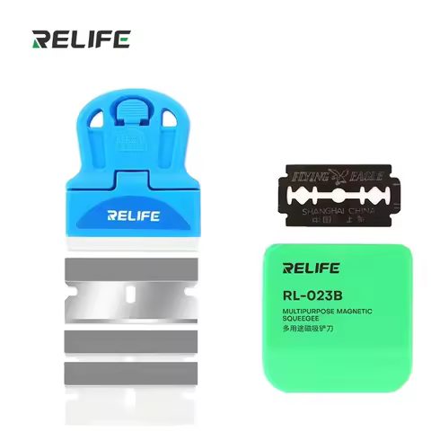 RELIFE RL-023A RL-023B Multifunctional Magnetic Scraper for Mobile Phone Repair Frame Screen Removal