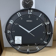 [TimeYourTime] Seiko Clock QXA805K Black Analog Quiet Sweep Silent Wall Clock QXA805