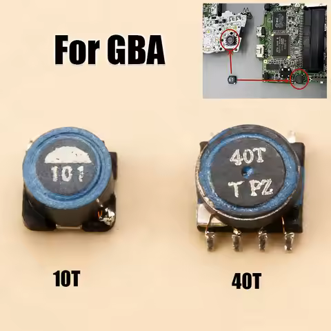 YUXI 1PC For Gameboy Advance GBA L1 GBA SP SMD 100UH Power Inductor Coil 101 on Motherboard 10T 40T