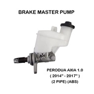 BRAKE MASTER PUMP PERODUA AXIA 1.0 AUTO MANUAL VVT-I 2014 - 2017 ABS 2 PIPE 47201-BZ520 BRAKE MASTER