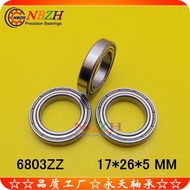 Stainless Steel Thin Wall Bearing S6803ZZ 6803ZZ 6803-2RS 61803ZZ 17 * 26 * 5MM RQYH