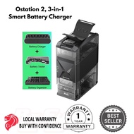 Ostation 2, 3-in-1 Smart Battery Charger AA AAA Rechargeable NiMH Li-ion App Control, Storage, bms (