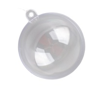 Clear Plastic Craft Ball Acrylic Sphere Bauble Wedding Candy Flower Box