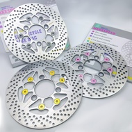 220mm 70mm Pitch 3 Hole Brake Disc Rotor Universal Motorcycle Performance Upgrade