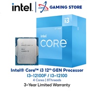 INTEL Core I3-12100 / I3-12100F 3.3GHz 12MB LGA1700 PROCESSOR