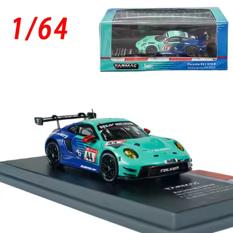TW Diecast 1/64 Scale Porsche 911 GT3 Alloy Car Model Porsche 44# Racing Car Play Vehicles Boys Gift