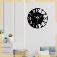 [Perfk] Acrylic Wall Clock/Wall Clock/Silent/Simple Large Wall Clock, Decorative Clock