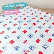 CUSTOM Foodgrade Baking Paper 24 x 28 cm - Wrap Paper Wrapping Paper/ Oil Paper/