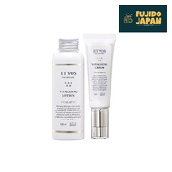 【Shipping from Japan】 ETVOS Vitalizing Lotion 120mL / Vitalizing Cream 50g