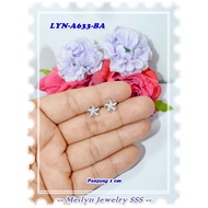 Original Meilyn Brand 18K Gold Plated LYN-A633-BA Silver Earrings