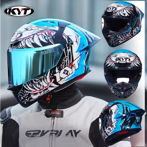 Original KYT TT-REVO Motorcycle Racing Helmets EUR Version Road Racing Helmet Capacetes KYT Casco Pa