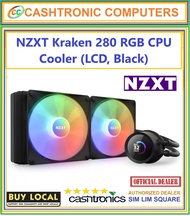 NZXT Kraken 280 RGB CPU Cooler (LCD, Black)