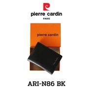 Pierre Cardin (ปีแอร์ การ์แดง) กระเป๋านามบัตร กระเป๋าสงค์นามบัตรหนัง  กระเป๋านามบัตรเล็ก กระเป๋าหนังแท้ รุ่น ARI-N86 พร้อมส่ง ราคาพิเศษ