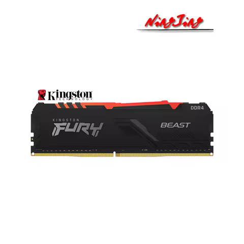 Kingston FURY Beast DDR4 RGB 8G*2 16GB 3200MHz Desktop AMD Intel CPU Motherboard RAMs 288 PIN 1.35V