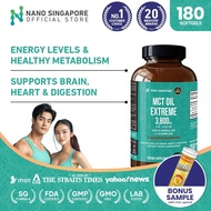 MCT Oil Extreme 3,800mg - Energy Level & Healthy Metabolism, Supports Healthy Brain, Heart & Digesti