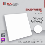 kramik granit lantai 60x60 solid white putih polos