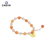 Crystal Beaded Bracelet Butterfly Gravel Bracelet Best Friend Bracelet ️ZS