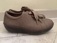 Achilles Sorbo 23.5 EEE 啡色 真皮 皮革 綁帶 健康 鞋 real leather
