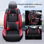 1 Set/car Seat Cover/myvi/axia/saga/wira/viva/satria/kenari/kelisa/honda/a/bezza (car Seat Cover/sarung Kusyen Kereta) for 5-seater Front And Rear Seats, Fully Enclosed Seat Covera
