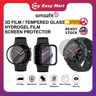 【24hr Ship】Amazfit Screen Protector GTS4Mini/GTS 2 Mini/GTS3/Bip U Pro/Bip3Pro/GTR3/T Rex Pro/Trex2/GTR 2 Tempered Glass