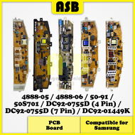 (1pc) ( Compatible : SAMSUNG ) Washing Machine PCB Board  / Papan Litar