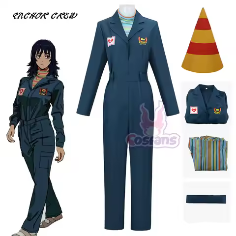 Anime Mummy Captain Nurse Anya Cosplay Costume Game Mouthwashing Cosplay Women Anya Jumpsuits Hat Un