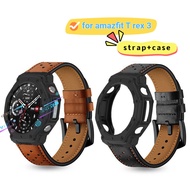 Amazfit T rex 3 strap leather strap for Amazfit T rex 3 trex 2 strap Sports wristband Amazfit T rex 