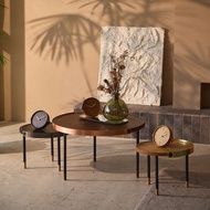 【限量組合價】camino CARMEL 經典銅環咖啡桌 實木邊桌 茶几