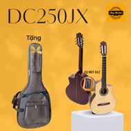 Đàn guitar classic DC250JX Duy Guitar Store có eq MET B12 top spruce rosewood back and side