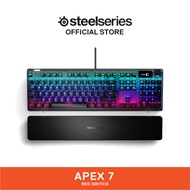 SteelSeries Apex 7 RGB Wired USB OLED Mechanical Gaming Keyboard - Red Switch 64636