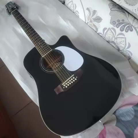 HOT--High quality 12 string Takamine folk guitar in stock, 301EQ electric box version, fast delivery
