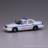 [925HOT] 596 Model 1: 64 Ford Crown White Blue CV Victoria Alloy Car Model Alloy diecast Model dieca