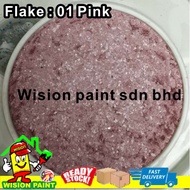 epoxy flake coating (  01 Pink  ) for powder anti-slip toilet floor