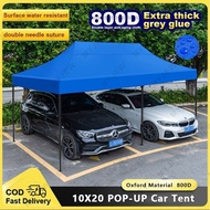 10x20 Canopy Outdoor Waterproof Khemah Niaga Heavy Duty Adjustable Height Khemah Kanopi Night Market