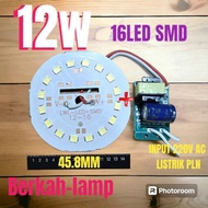 1 set of 12watt LED pcb & driver 16cip LED smd