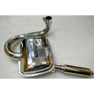 Vespa Classic Chrome Exhaust 150 cc For Vespa Super, Sprint, VBB, PS 150 & Sprint Veloce