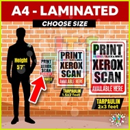 ♆ ▩ ♂ Print Xerox Scan Signage for Business