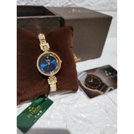 Original Fitron Analog watch for lady (slim strap) small face BLUE color