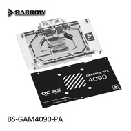 Barrow GPU Water Block For Galax / Gainward / Colorful RTX 4090, GPU Card Cooler With Backplate,BS-G