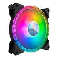 Cooler Master MasterFan MF120 Prismatic Tri-Loop ARGB 3-Pin Lighting, 24 Independent LEDs, 6 LEDs Fa
