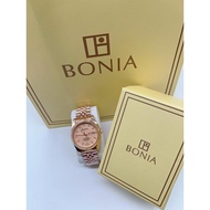 [ 💯 PREMIUM ITEMS ] BONIA Jam Tangan Wanita Perempuan Stainless Steel Rosegold Ladies Luxury Women W