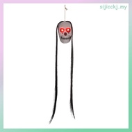 Halloween Haunted House Decor Ghost Figurine Glowing Skeleton Spooky Prop Skull  sijicckj