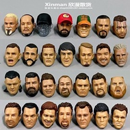 Popular9No link for bulk goods 6Inch-Ring Wrestler 1/12 Movable Doll Head accessories, head sculpt m