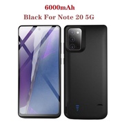 Battery Charger Case Samsung Galaxy Note 20 Ultra 20 5G 6000mah Battery Case External Power bank Cha
