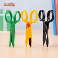 YOLANDA Children Safety Scissors, Safety Design Plastic Material Art Craft Scissors, Blunt Tip Anti-