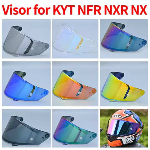nfr Helmet Visor Shield Lens for KYT NFR NXR NX Full Face Helmet Motorcycle Accessories Capacete KYT